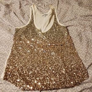 Sequin tank top
